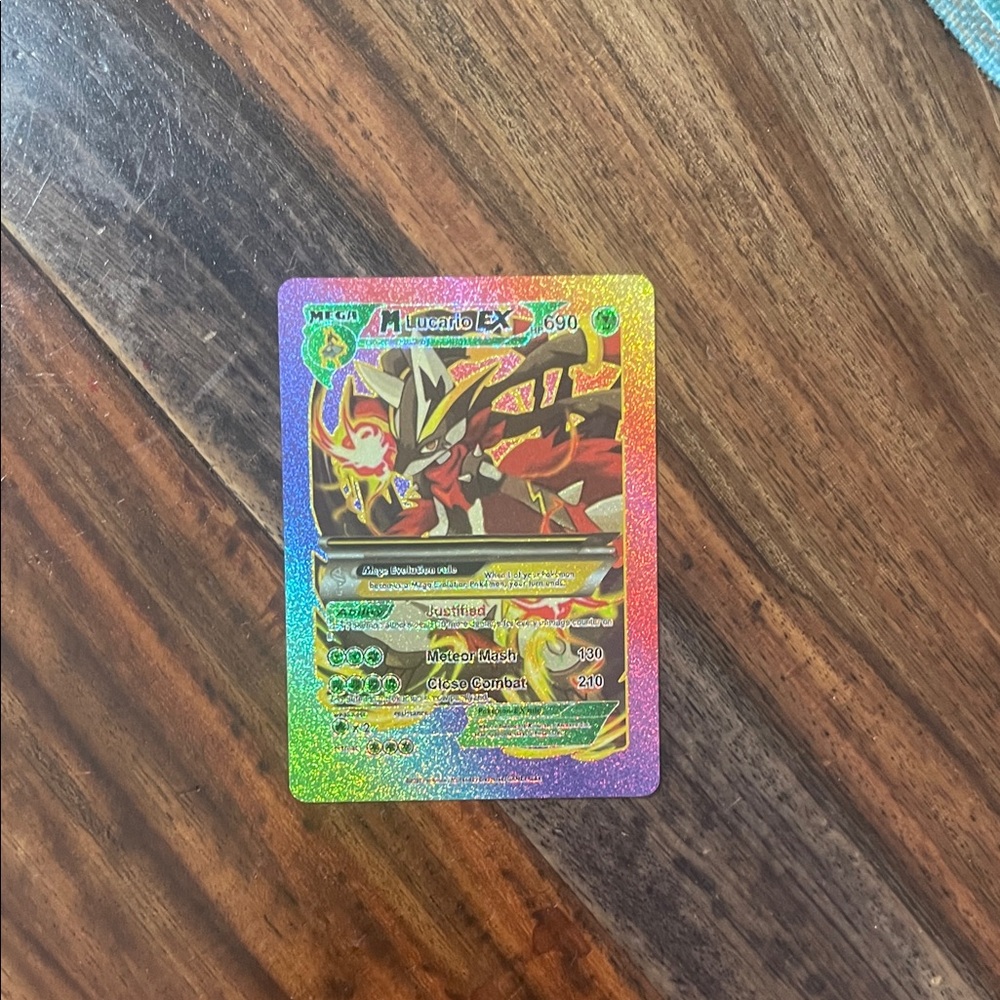 Mega Lucario EX Pokémon Card